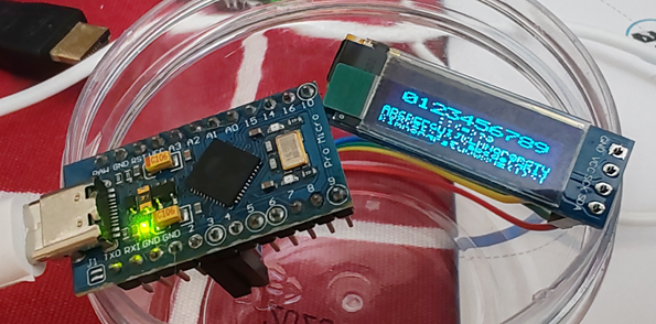 Arduino 直接驱动ssd1306 OLED 