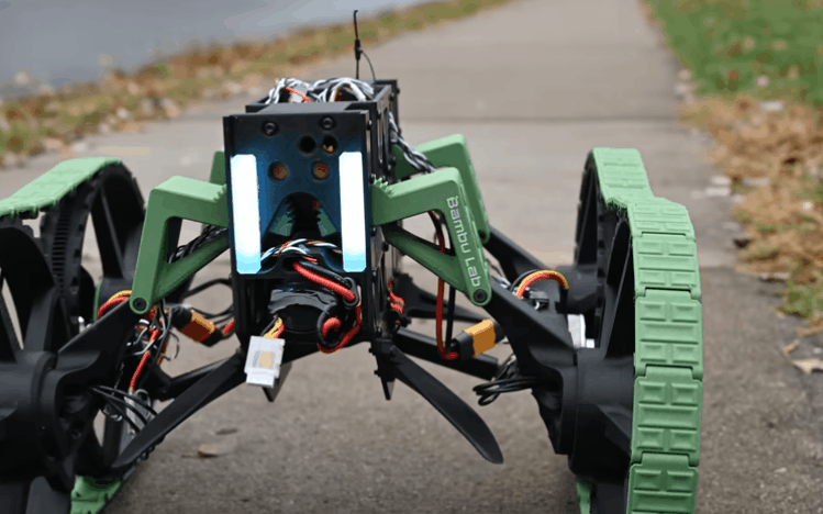 【Arduino 动手做】3D 变形金刚机器人：可像无人机一样飞行并在道路上行驶