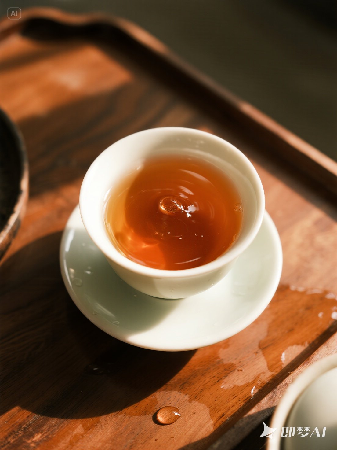 汉绣外观智能杯垫