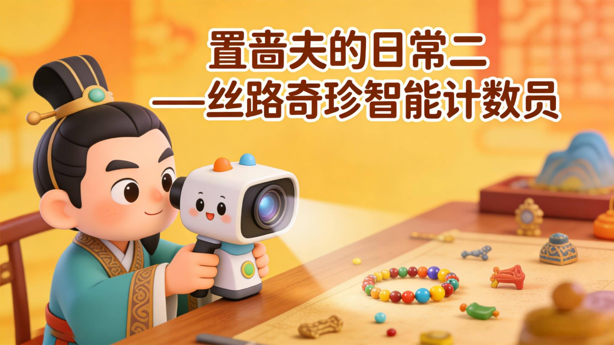 【创意智造组】《丝路智行：从历史密码到 AI 编程》番外篇《置啬夫的日常》之二——丝路奇珍智能计数员