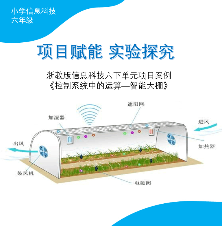浙教版信息科技六下《自动控制系统--智能大棚控制系统项目案例》 （行空板K10应用）