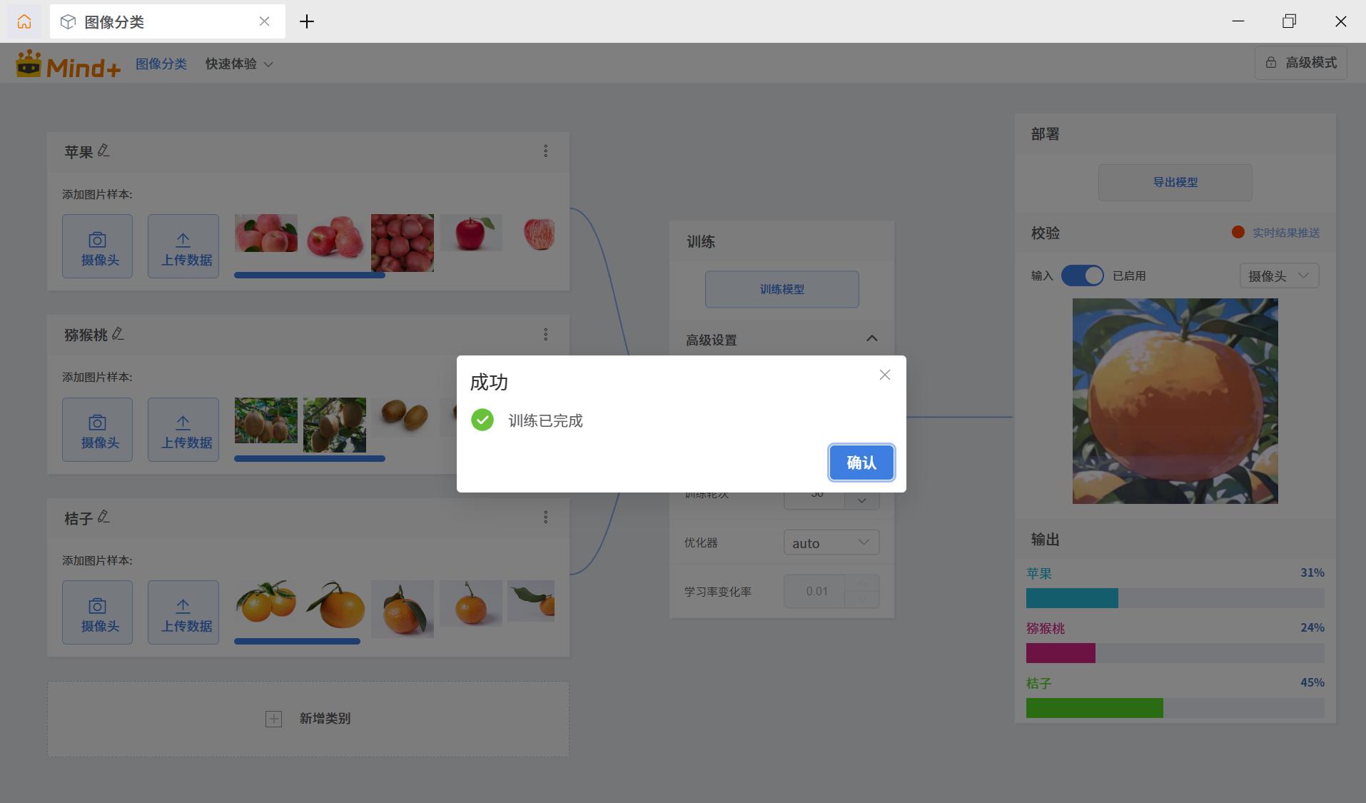 10训练完成验证桔子.jpg