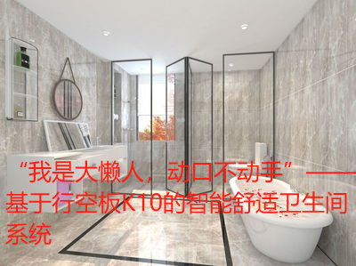 “我是大懒人，动口不动手”——基于行空板K10的智能舒适卫生间系统（1.0）