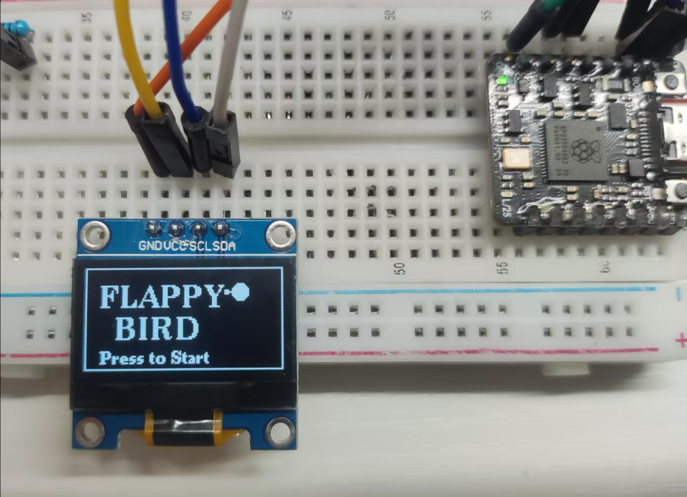 Beetle 树莓派RP2350------初学者视角的试用第二步：FLAPPY_BIRD小游戏