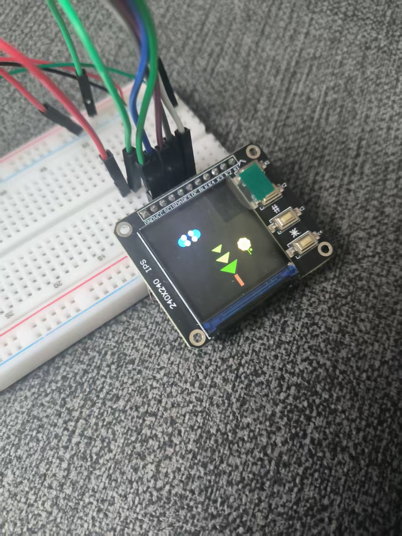 【FireBeetle 2 ESP32-C5】minipython下的1.3寸SPI,240*240LED屏幕测试